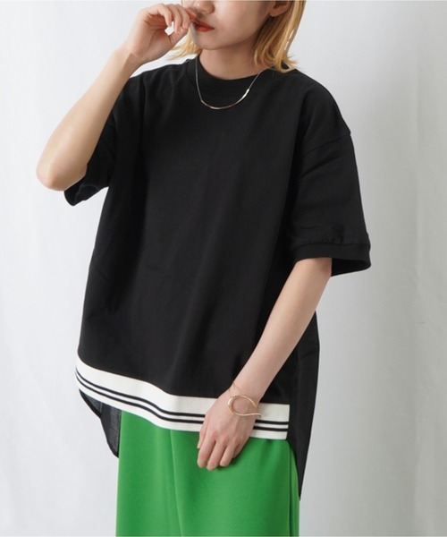 「LADY LUCK LUCA」 7分袖カットソー - ブルー レディース_画像8