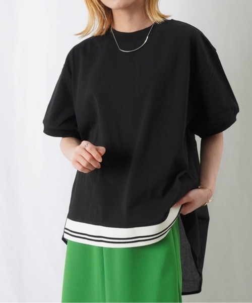 「LADY LUCK LUCA」 7分袖カットソー - ブルー レディース_画像9