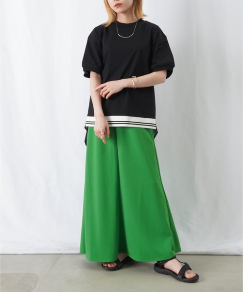 「LADY LUCK LUCA」 7分袖カットソー - ブルー レディース_画像10