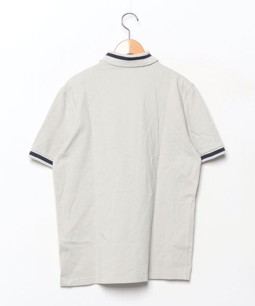「FRED PERRY」 半袖ポロシャツ 42 オフホワイト メンズ_画像2