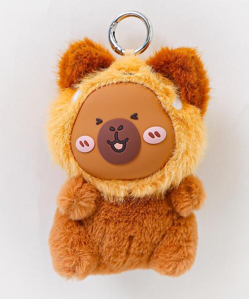 WEGO（ウィゴー） キーホルダー WEGO/ぷっくりカピバラぬいぐるみ