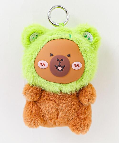WEGO（ウィゴー） キーホルダー WEGO/ぷっくりカピバラぬいぐるみ