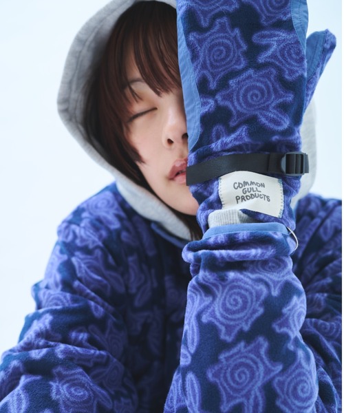 common gull products. アームカバー さみしさの気配がするフリース 