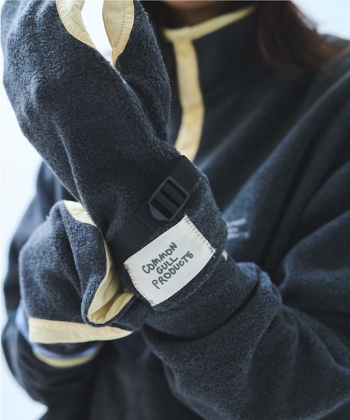 common gull products. アームカバー さみしさの気配がするフリース 