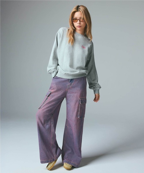 X-girl（エックスガール） トレーナー スウェット NEON BOX