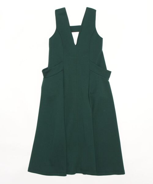 UN3D.（アンスリード） サロペットスカート 38 グリーン レディース