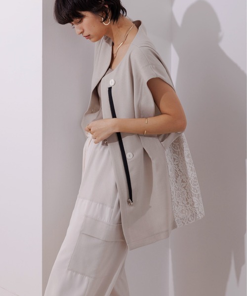 今季 SS Eimee Law ランダムプリーツジレ エイミーロウ ベージュ Eimee