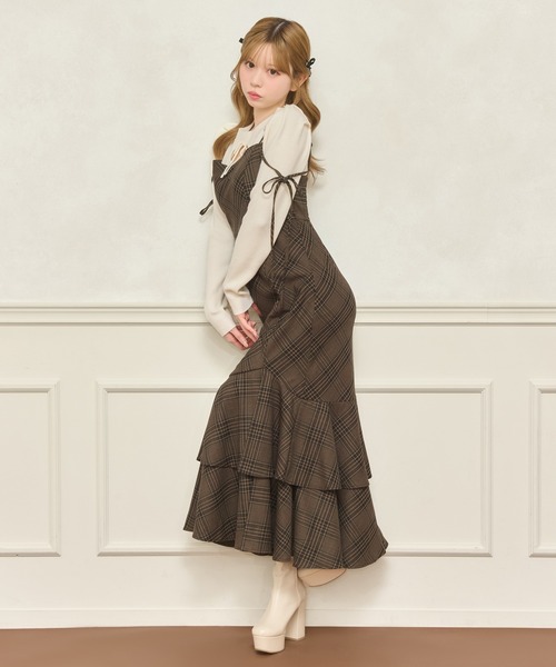 apres jour（アプレジュール） ワンピース デザインティアードキャミ