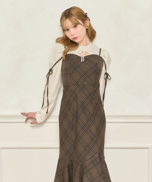 apres jour（アプレジュール） ワンピース デザインティアードキャミ