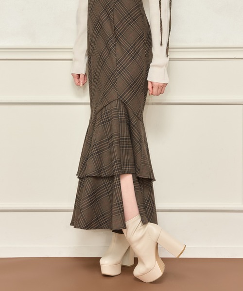 apres jour（アプレジュール） ワンピース デザインティアードキャミ