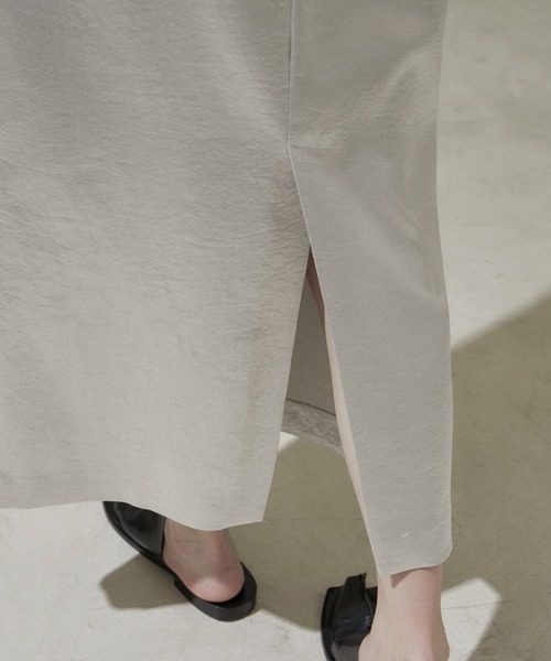 「SALON adam et rope'」 タイトスカート FREE シルバー レディース_画像7