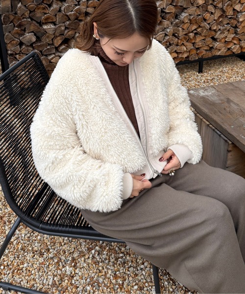 Cura Closet ブルゾン アウター 「k.kozu73 select」ノーカラー