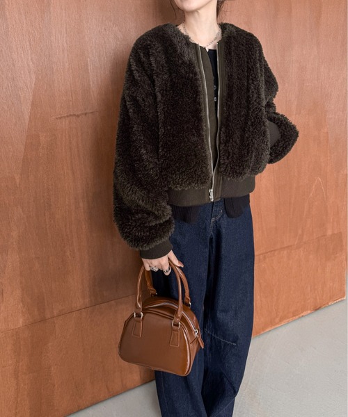 Cura Closet ブルゾン アウター 「k.kozu73 select」ノーカラー