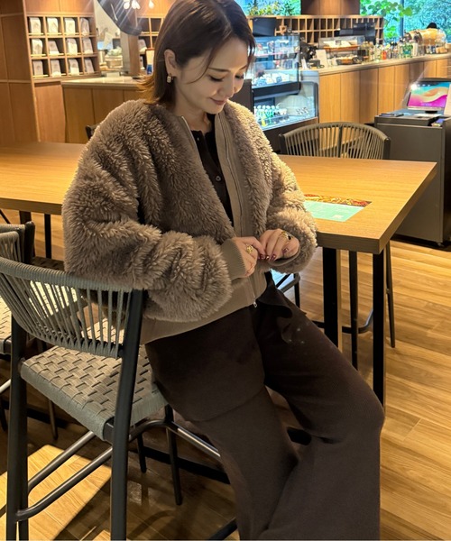 Cura Closet ブルゾン アウター 「k.kozu73 select」ノーカラー