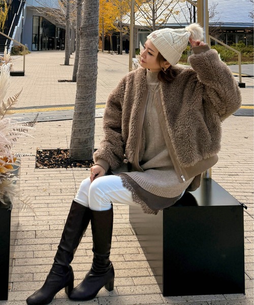 Cura Closet ブルゾン アウター 「k.kozu73 select」ノーカラー