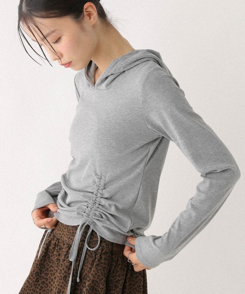 Heather（ヘザー） 長袖カットソー FREE グレー レディース : ZOZOTOWN