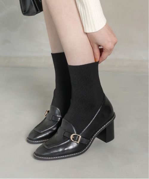 「RANDA」 ショートブーツ L ブラック レディース_画像3