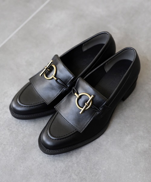 SESTO（セスト） ローファー マンテルモチーフローファー レディース