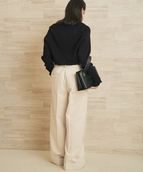 plage（プラージュ） ワイドパンツ チノパン organic cotton chino