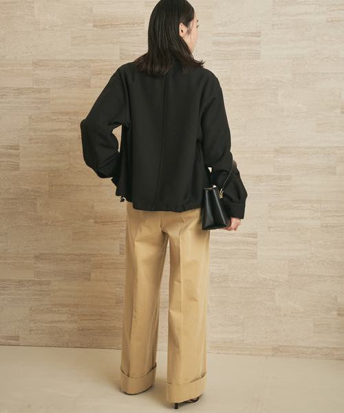 plage（プラージュ） ワイドパンツ チノパン organic cotton chino