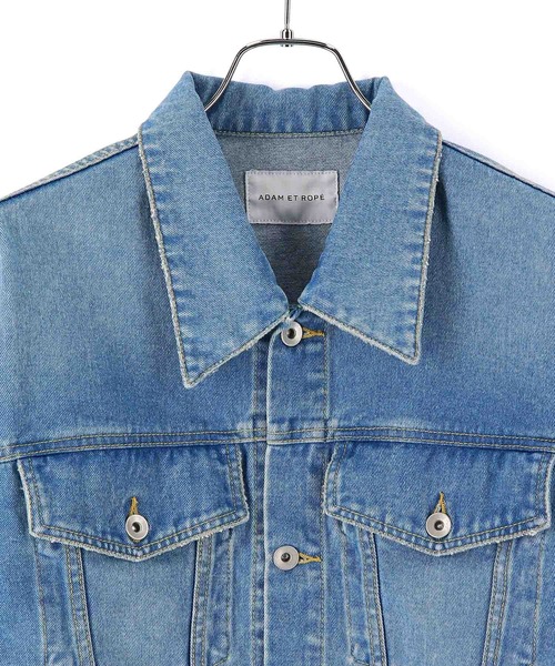 ADAM ET ROPE'（アダムエロペ） デニムジャケット FREE サックスブルー