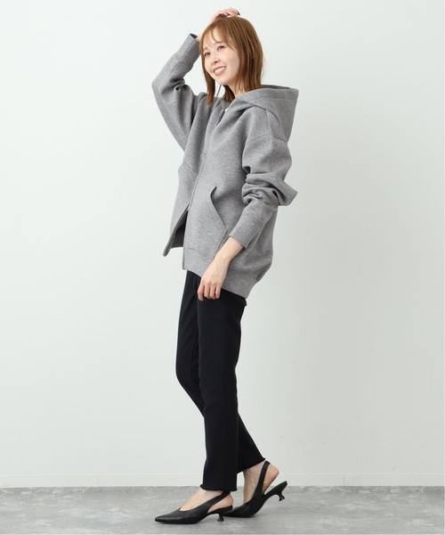 SLOBE IENA（スローブイエナ） ジップアップパーカー - ベージュ