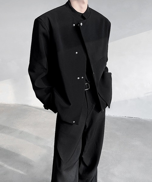 「JOHNNY WOLF」 ジャケット S ブラック メンズ_画像5