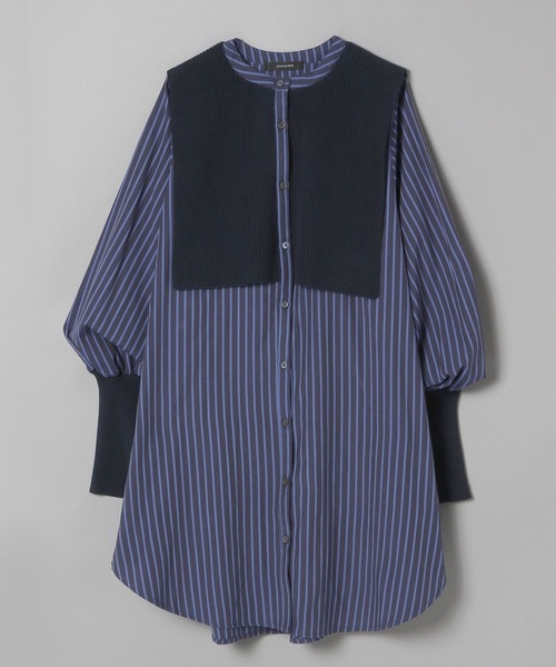 Jeanasis 青シャツ JEANASIS（ジーナシス） 長袖シャツ FREE ブルー系その他 レディース