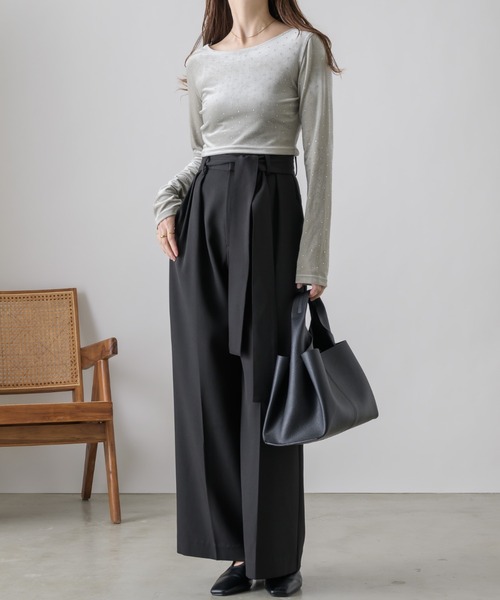 「NEUNA」 ハンドバッグ FREE アイボリー レディース_画像7