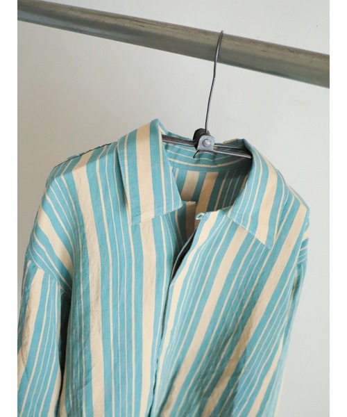 「FIL DE FER」 長袖ブラウス FREE グリーン レディース_画像8