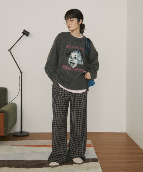 「MERLOT」 長袖ニット FREE アイボリー レディース_画像5