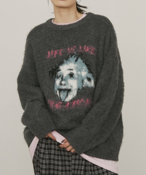 「MERLOT」 長袖ニット FREE アイボリー レディース_画像7