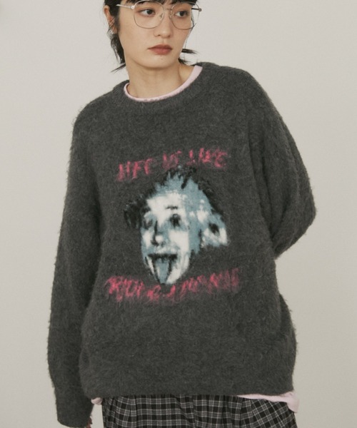 「MERLOT」 長袖ニット FREE アイボリー レディース_画像8