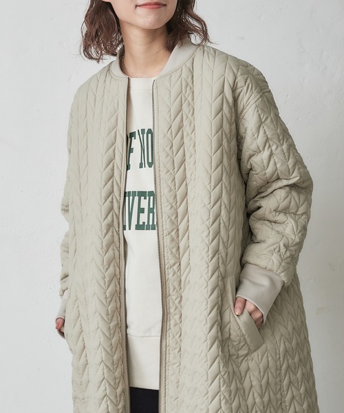 「CIAOPANIC TYPY」 ノーカラーコート ONE SIZE チャコールグレー レディース_画像7