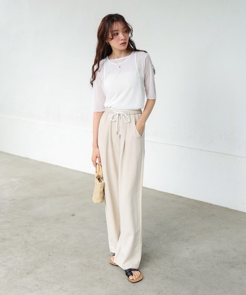 「Bab」 7分袖カットソー FREE ピンク レディース_画像5