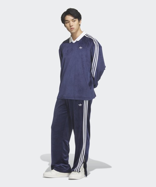 adidas ネイビー 長袖ポロシャツ M アーセナル adidas（アディダス） ポロシャツ ベロア長袖ポロシャツ / アディダス