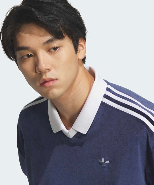 adidas（アディダス） ポロシャツ ベロア長袖ポロシャツ / アディダス