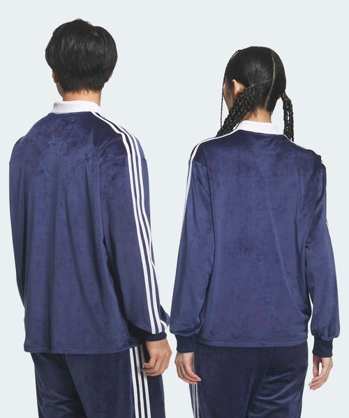 adidas（アディダス） ポロシャツ ベロア長袖ポロシャツ / アディダス