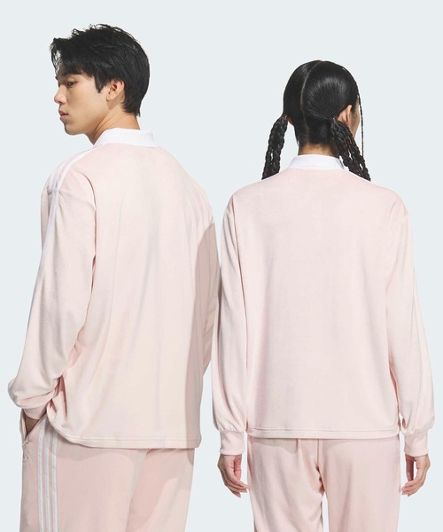 adidas（アディダス） ポロシャツ ベロア長袖ポロシャツ / アディダス