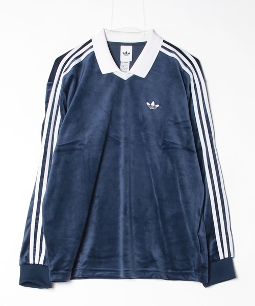 adidas（アディダス） ポロシャツ ベロア長袖ポロシャツ / アディダス