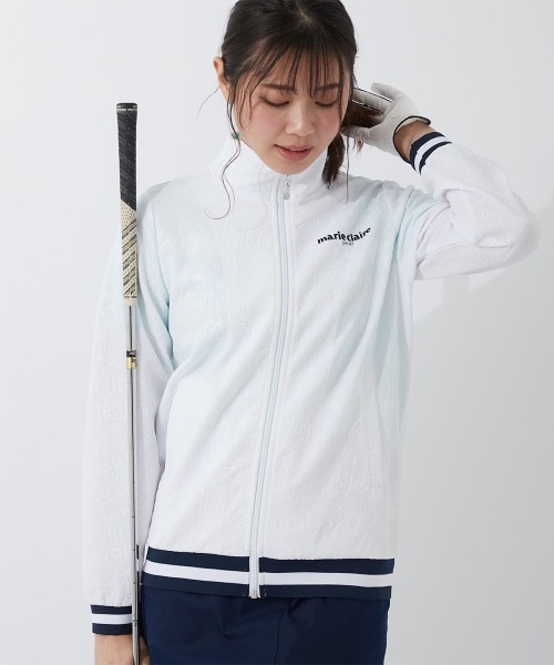 「marie claire」 ブルゾン LARGE ラベンダー レディース_画像8