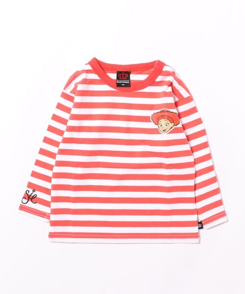 ヴィンテージ 古着　キッズ トイ・ストーリー Tシャツ 赤 Disney（ディズニー） tシャツ トイ・ストーリー ボーダーロンT 1278K