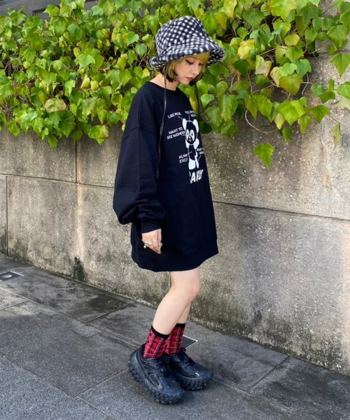 「Candy Stripper」 スウェットカットソー 2 オフホワイト レディース_画像8