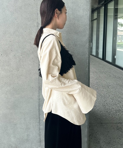 select MOCA by son」 長袖シャツ FREE グレー レディース : ZOZOTOWN