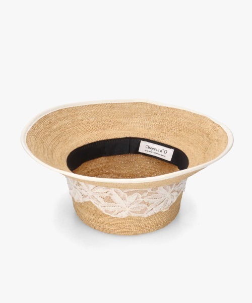 Chapeau d' O（シャポードオー） 帽子 ハット Raffia Lace Bucket
