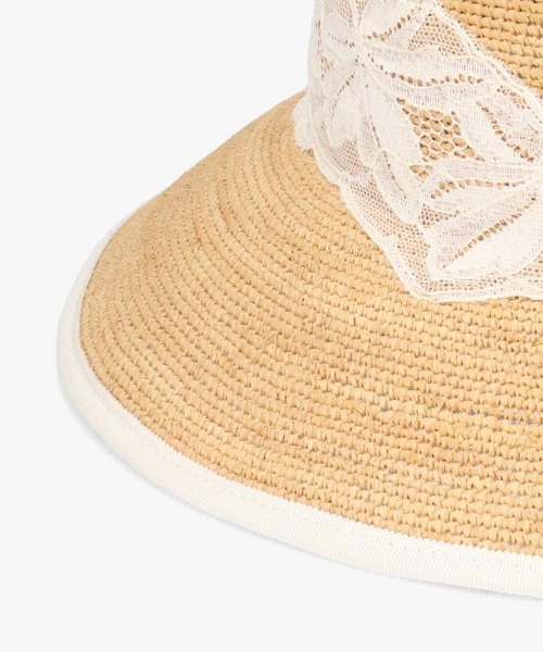 Chapeau d' O（シャポードオー） 帽子 ハット Raffia Lace Bucket