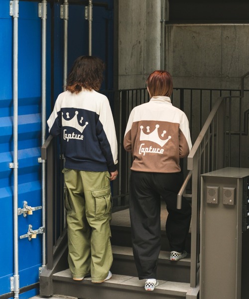 「BROKEN BASE」 カーディガン LARGE ネイビー メンズ_画像5