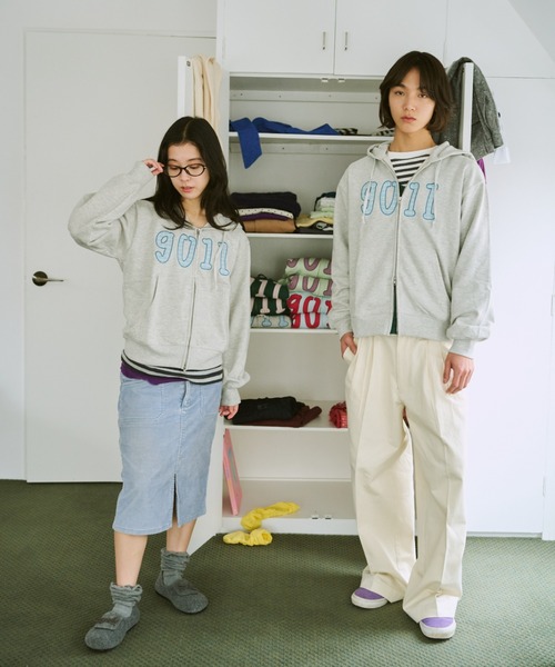 common gull products. パーカー NO.9011gull zip hoodie**芽心