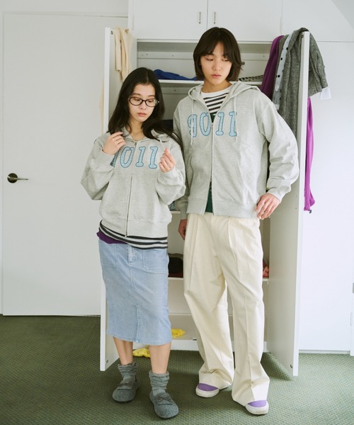 common gull products. パーカー NO.9011gull zip hoodie**芽心