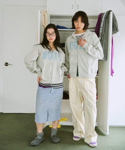 common gull products. パーカー NO.9011gull zip hoodie**芽心